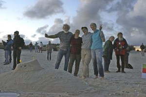 The Swedish team compeating for the Yellow Submarine. Nils, Lena, Ellen and Angela.
